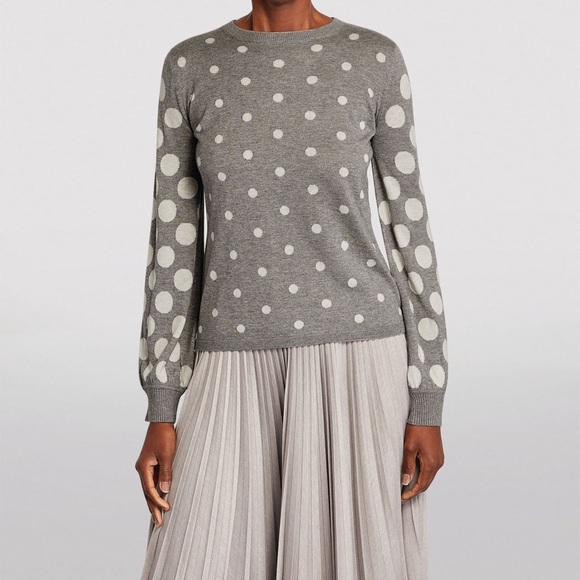 Max Mara Polka Dot Sweater - Picture 1 of 3